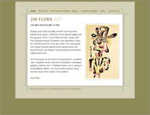 Tablet Screenshot of jimfloraart.com